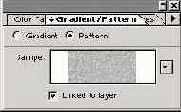 Палитра Layer Options/Effects для эффекта Pattern
